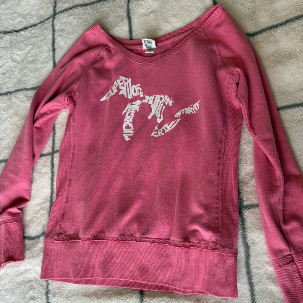 Great Lakes Pink Sweater
